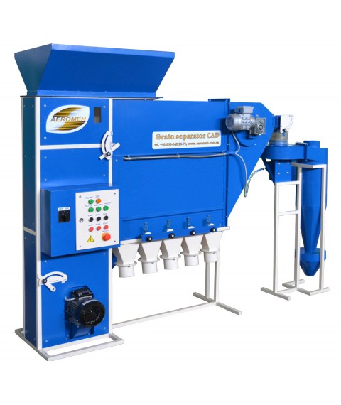 Grain cleaning machine CAD-5 with cyclone