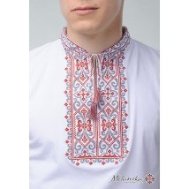 Embroidered T-shirt with short sleeves in white “King Danilo (cherry embroidery)”