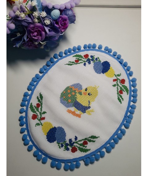 Embroidered Easter towel for children for a boy