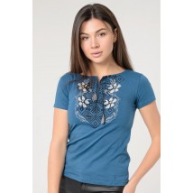 Original women's embroidered T-shirt for every day "Lily" 3XL