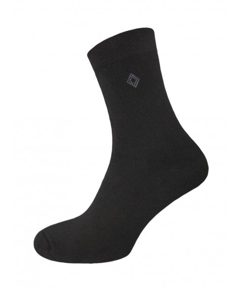 Шкарпетки чоловічі махрові чорний, 27-29