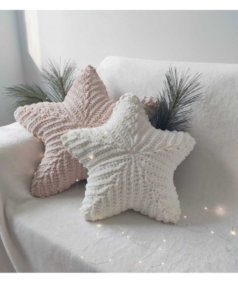 Handmade Plush Star Pillow