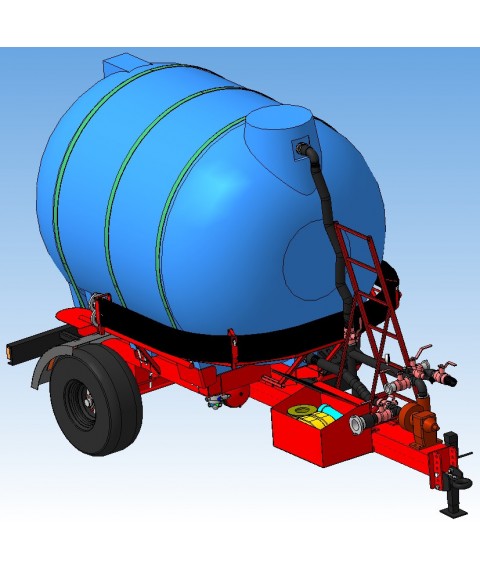Цистерна для перевезення питної або технічної води та КАС
