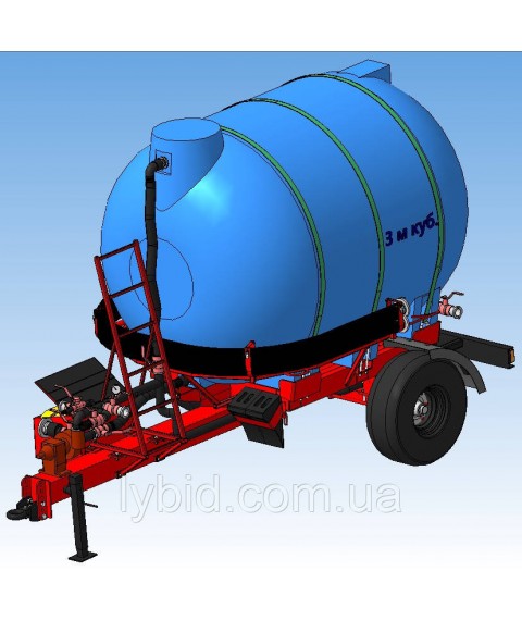 Цистерна для перевезення питної або технічної води та КАС