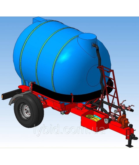 Цистерна для перевезення питної або технічної води та КАС