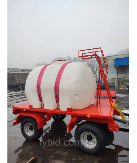Цистерна для перевезення питної або технічної води та КАС об"ємом 5 м.куб.