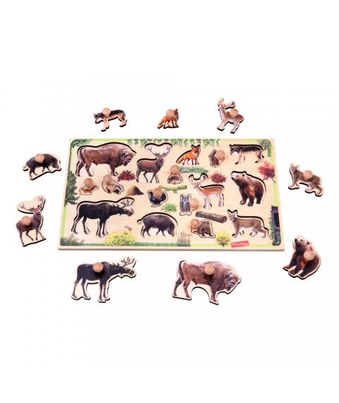 Stacking board “Forest Animals”. 