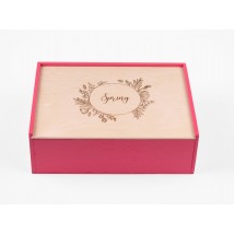 Wooden gift box "Spring"