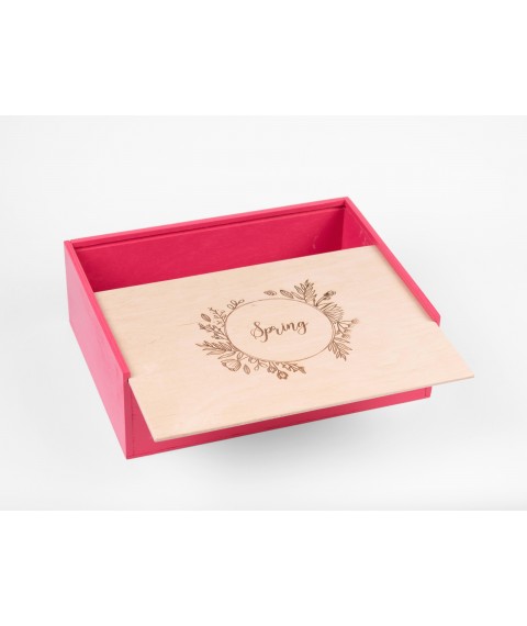 Wooden gift box "Spring"