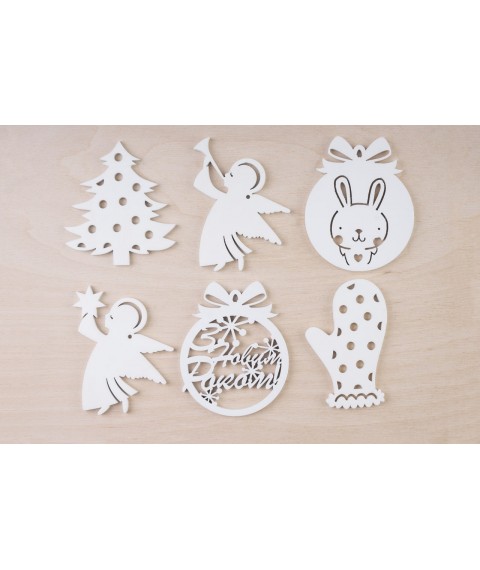 Set of Christmas toys "Christmas surprise", 6 pcs