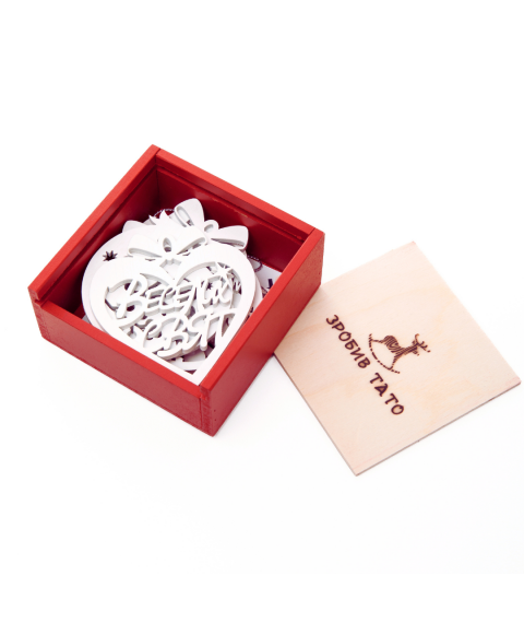 Set of Christmas toys "Snow fairytale", 6 pcs