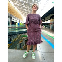 Summer dress with belt
