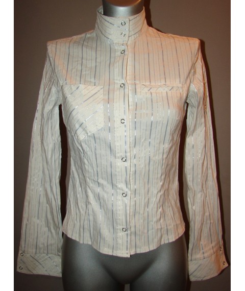 Women's white striped shirt P21