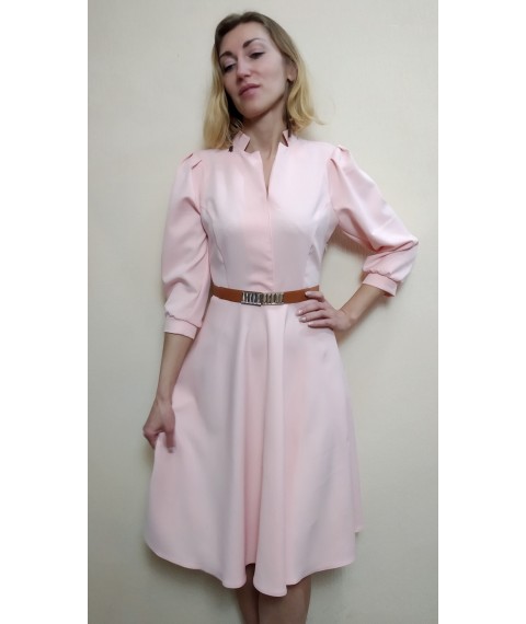 Cream midi dress
