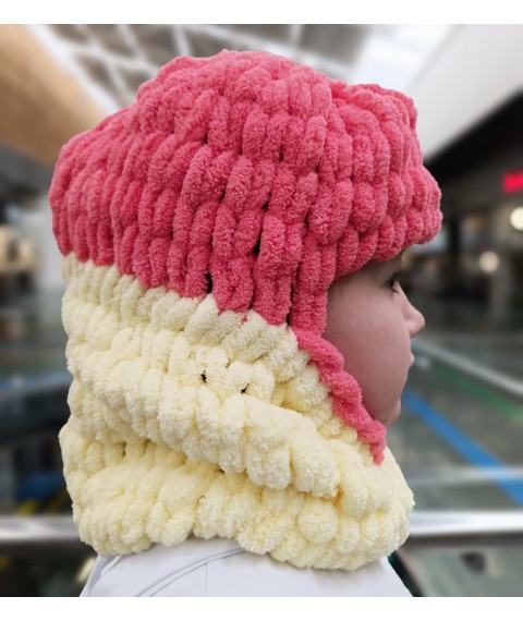 Children's knitted balaclava