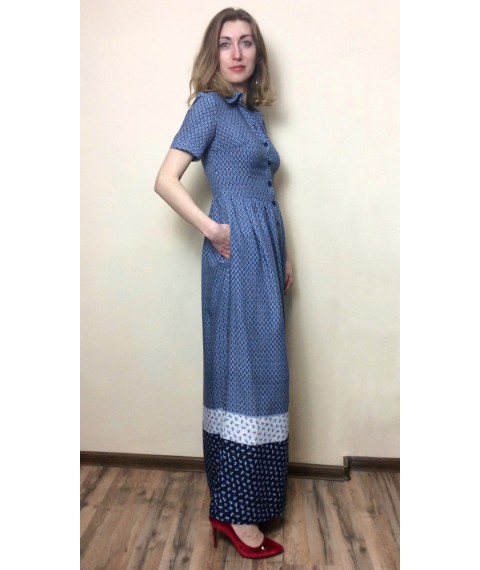 Staple long dress with pockets P200