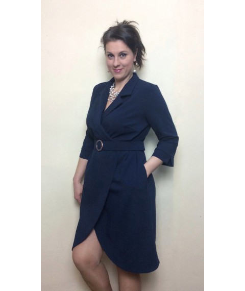 Office wrap dress P223