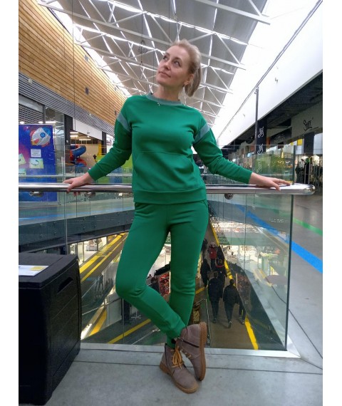 Green sweatshirt for women