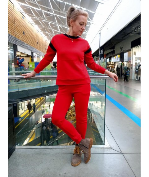 Red tracksuit