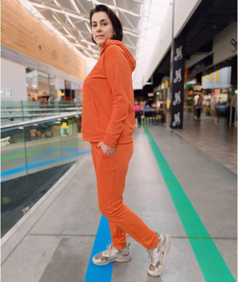 Orange color tracksuit