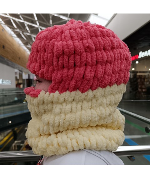 Children's knitted balaclava