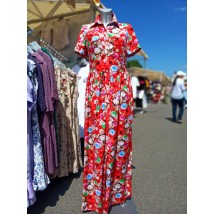 Maxi dress with flowers