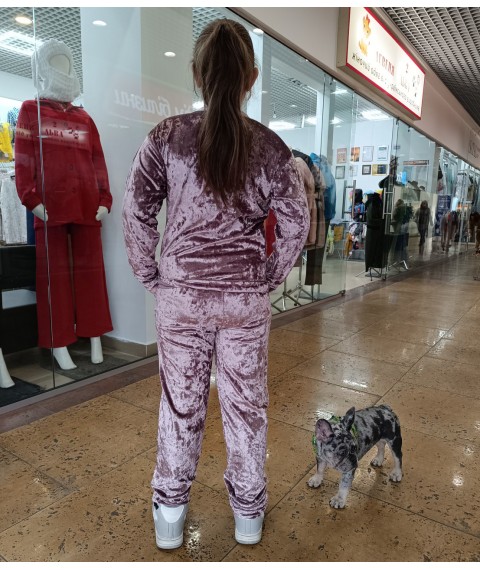 Пижама детская велюр