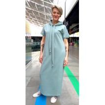 Mint knitted dress
