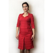 Червоне ошатне плаття П77