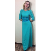 Long mint dress