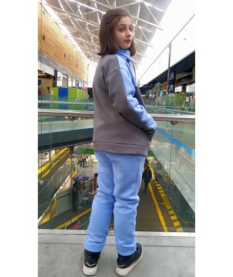Combi suit, gray-blue