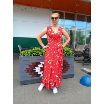 Wrap maxi dress