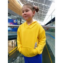 Children's yellow hoodie