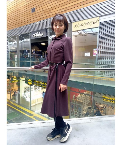 Chocolate midi dress