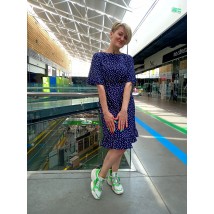 Summer dress with polka dots