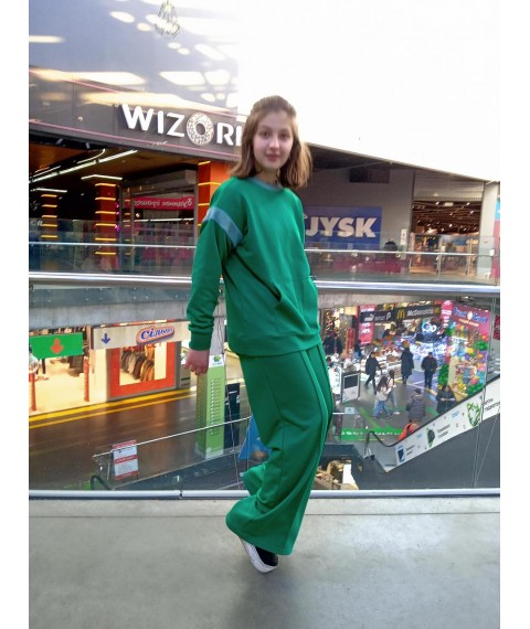 Women's set - palazzo pants and sweatshirt