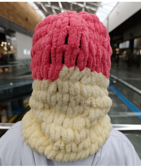 Children's knitted balaclava