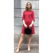 A-line jacquard dress