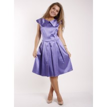 Lavender satin dress