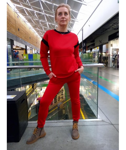 Red tracksuit