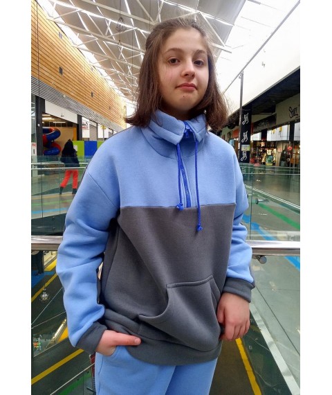 Combi suit, gray-blue