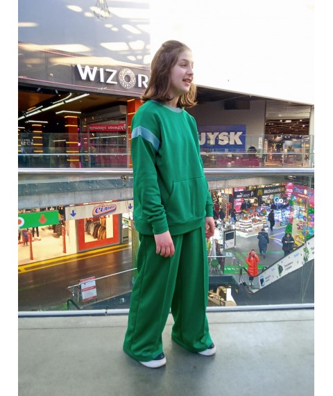 Women's set - palazzo pants and sweatshirt