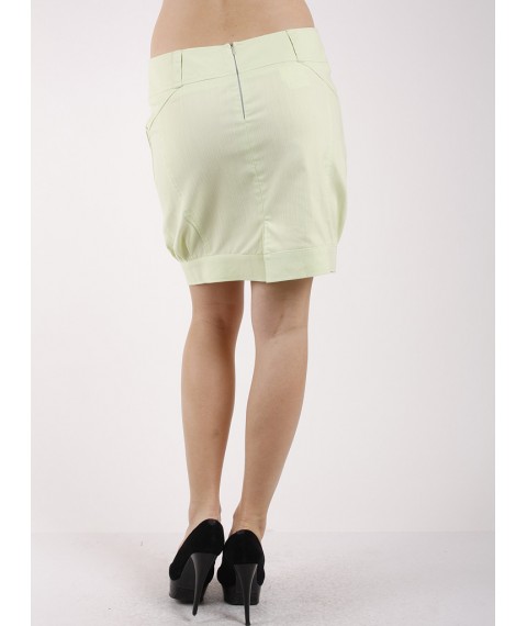 Women's barrel skirt, light green U65