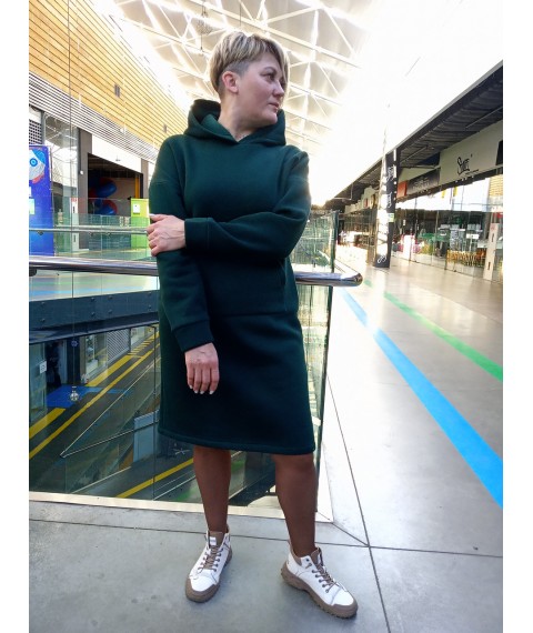 Тепла сукня з капюшоном
