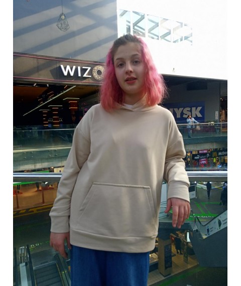 Standard milky hoodie