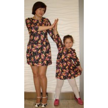 Комплект платьев для мамы и дочки из французского трикотажа