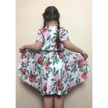 Детское платье из стрейч-шифона