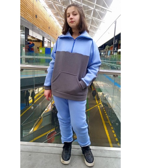 Combi suit, gray-blue