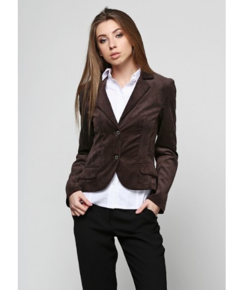 Chocolate corduroy jacket