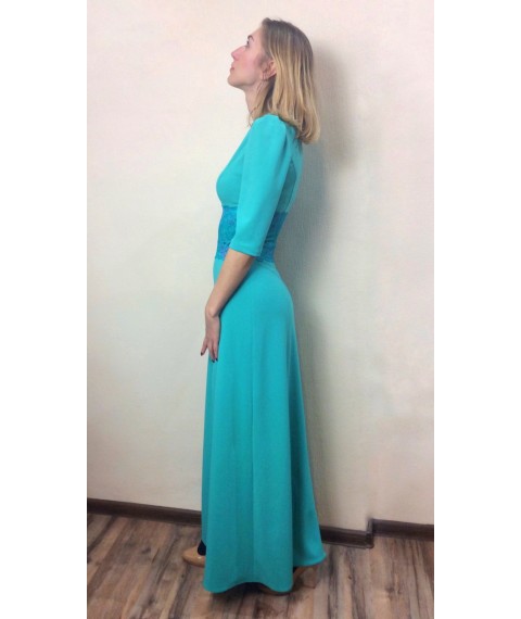 Long mint dress